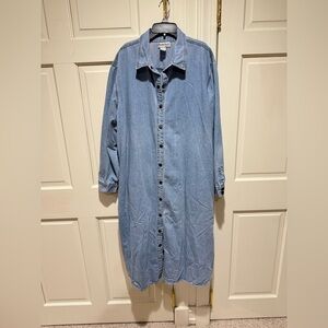NorthStyle Light Blue Denim Shirt Dress